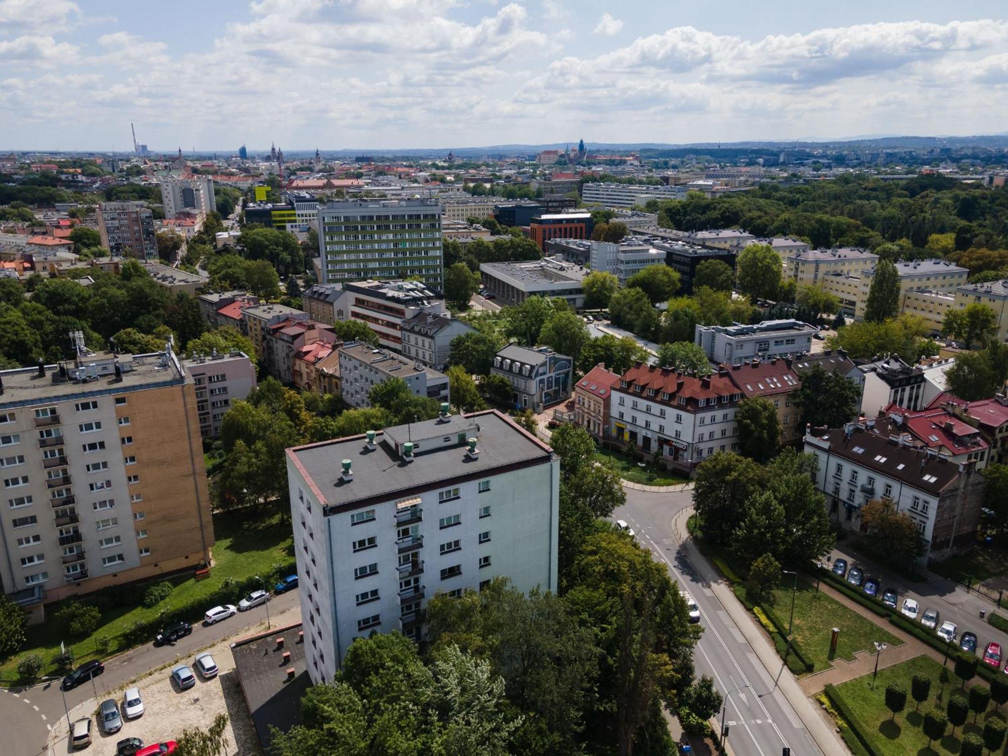 Czarnowiejska Mini Studio With Loggia Krakow Exterior photo